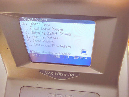 THERMO SORVALL WX ULTRA-80 REFRIGERATED CENTRIFUGE & ROTOR WATCH VIDEO FREE SHIP