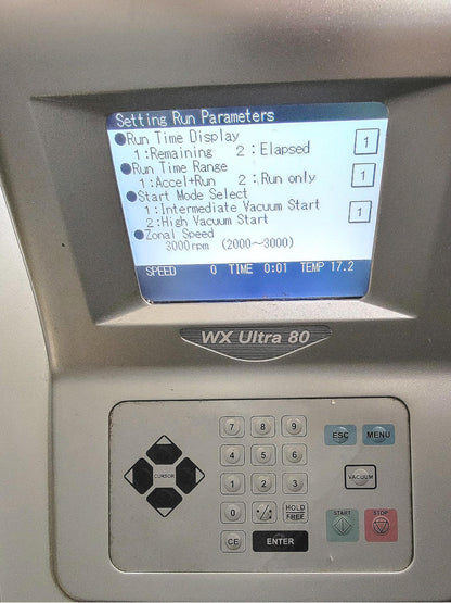 THERMO SORVALL WX ULTRA-80 REFRIGERATED CENTRIFUGE & ROTOR WATCH VIDEO FREE SHIP