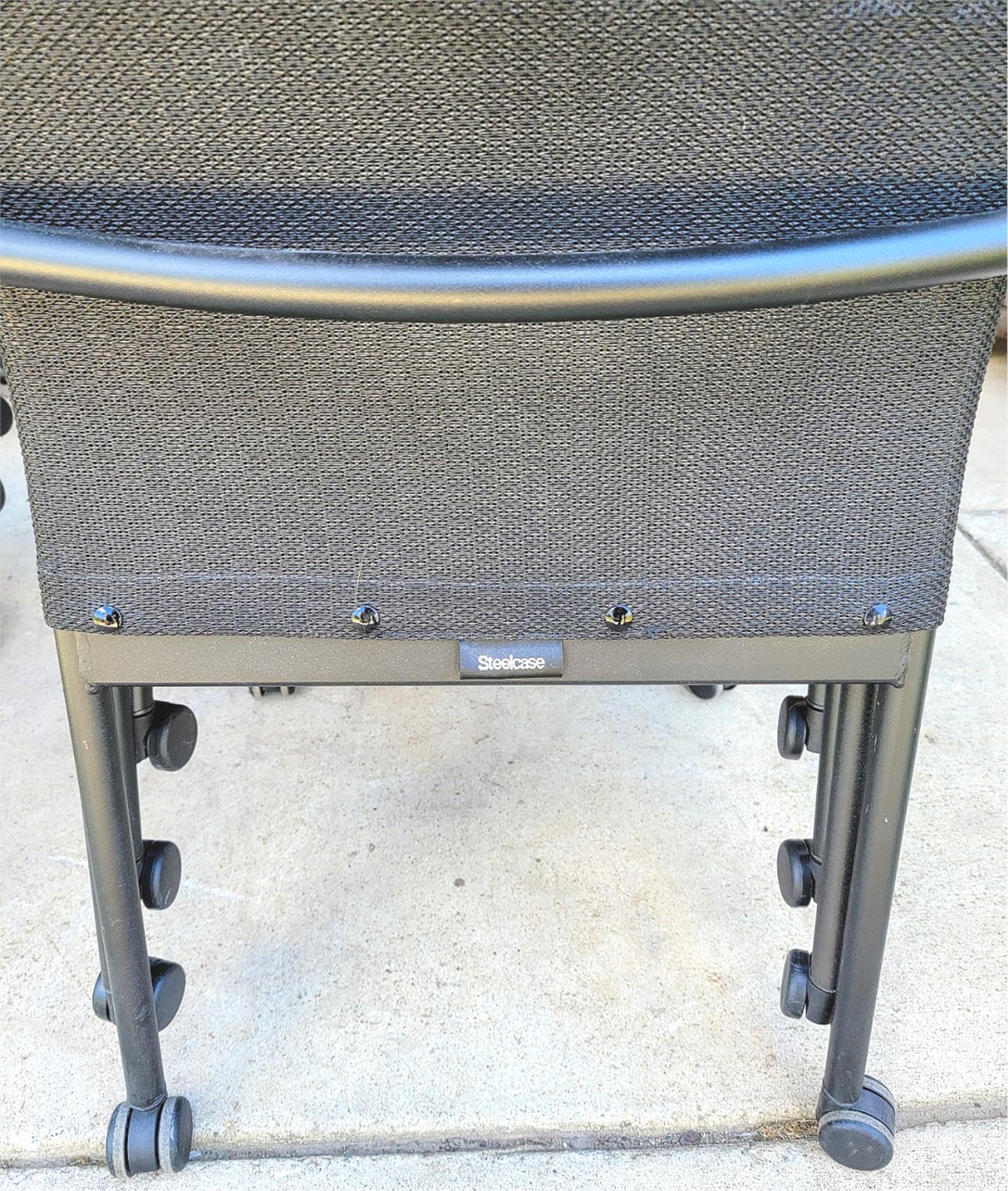 LOT 30 STEELCASE JERSEY BACMESH STACKABLE OFFICE ARMCHAIR CONTEMPORAR MODERN