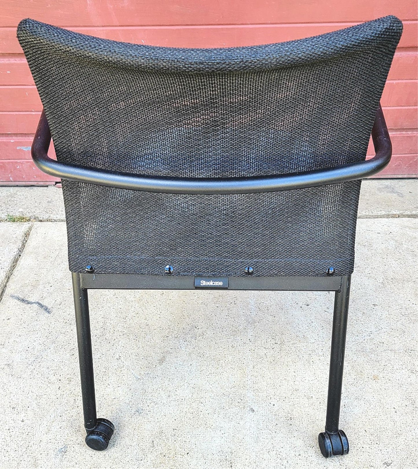 LOT 30 STEELCASE JERSEY BACMESH STACKABLE OFFICE ARMCHAIR CONTEMPORAR MODERN