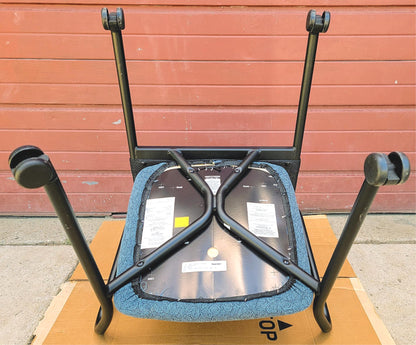 LOT 30 STEELCASE JERSEY BACMESH STACKABLE OFFICE ARMCHAIR CONTEMPORAR MODERN