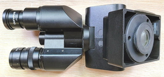 OLYMPUS U-TBI-2 BINOCULAR TILTING HEAD VIEWER BX SERIES w/ 2 EYEPIECES FREE SHIP