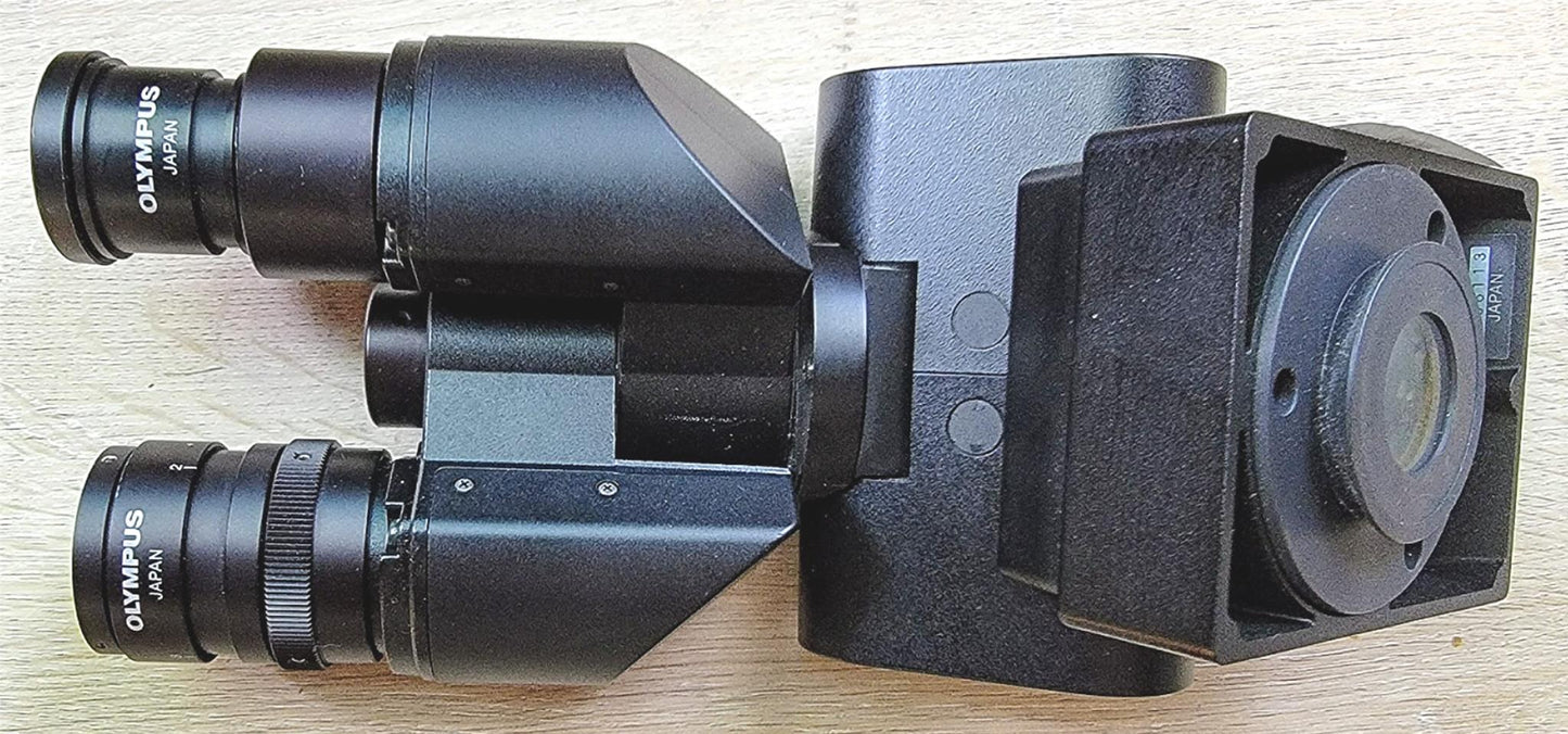 OLYMPUS U-TBI-2 BINOCULAR TILTING HEAD VIEWER BX SERIES w/ 2 EYEPIECES FREE SHIP