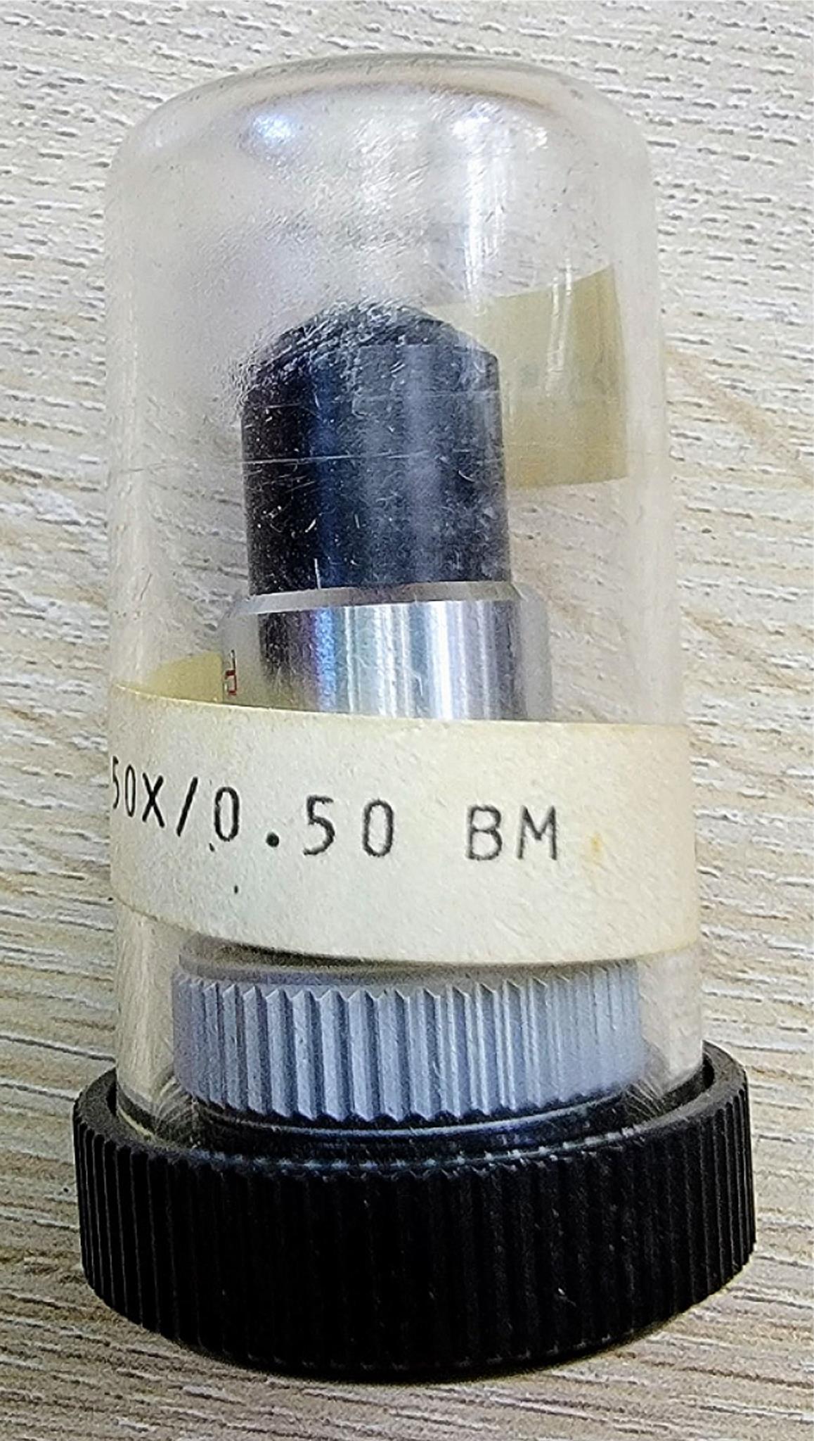 RARE COLLECTIBLE LEITZ P50X/0.50P GEMOLOGY MICROSCOPE OBJECTIVE LENS FREESHIP