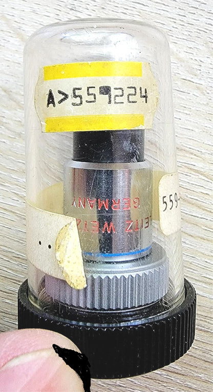RARE COLLECTIBLE LEITZ P50X/0.50P GEMOLOGY MICROSCOPE OBJECTIVE LENS FREESHIP