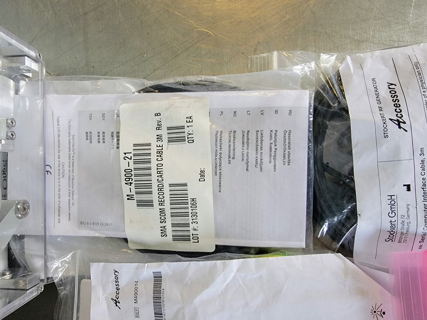 STOCKERT 70 ST-0921 REMOTE CONTROL MANY CABLES 100%WORKING WATCH VIDEO FREE SHIP