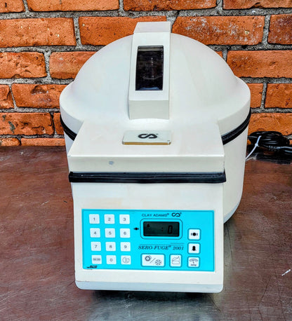 100% 90-DAY-WARRANTY CLAY ADAMS 2001 CENTRIFUGE WITH ROTOR FREE SHIP WATCH VIDEO
