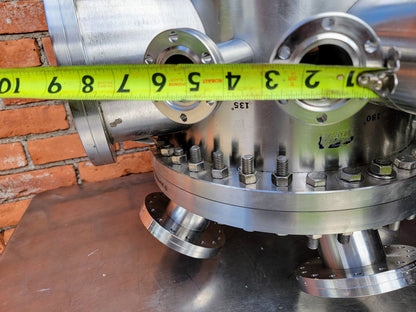 HUNTINGTON UNIVERSAL 22PORT UHV ULTRA HIGH VACUUM CHAMBER TURBOMOLECULA FREESHIP