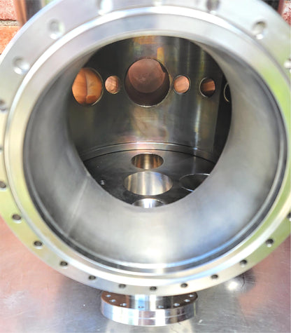 HUNTINGTON UNIVERSAL 22PORT UHV ULTRA HIGH VACUUM CHAMBER TURBOMOLECULA FREESHIP