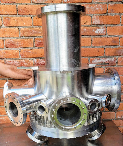 HUNTINGTON UNIVERSAL 22PORT UHV ULTRA HIGH VACUUM CHAMBER TURBOMOLECULA FREESHIP