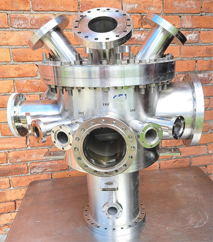 HUNTINGTON UNIVERSAL 22PORT UHV ULTRA HIGH VACUUM CHAMBER TURBOMOLECULA FREESHIP