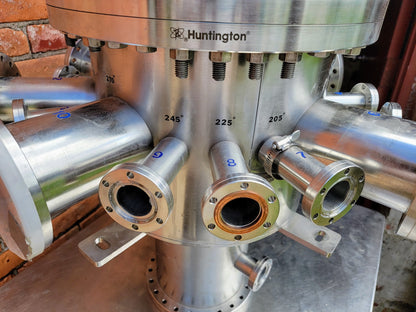 HUNTINGTON UNIVERSAL 22PORT UHV ULTRA HIGH VACUUM CHAMBER TURBOMOLECULA FREESHIP