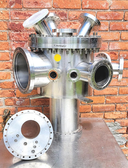 HUNTINGTON UNIVERSAL 22PORT UHV ULTRA HIGH VACUUM CHAMBER TURBOMOLECULA FREESHIP