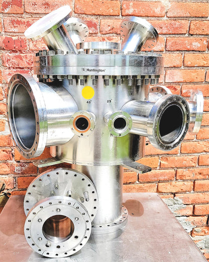 HUNTINGTON UNIVERSAL 22PORT UHV ULTRA HIGH VACUUM CHAMBER TURBOMOLECULA FREESHIP