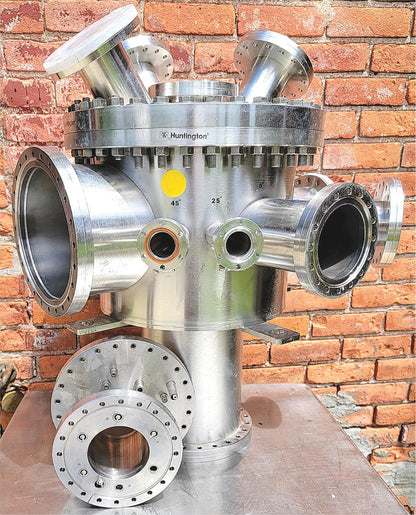 HUNTINGTON UNIVERSAL 22PORT UHV ULTRA HIGH VACUUM CHAMBER TURBOMOLECULA FREESHIP