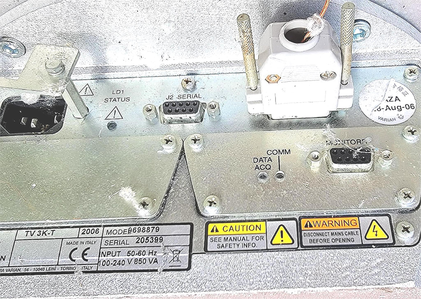 AGILENT VARIAN TURBO-V 3K-T TURBOMOLECULAR PUMP MODEL9698879 WATCHVIDEO FREESHIP