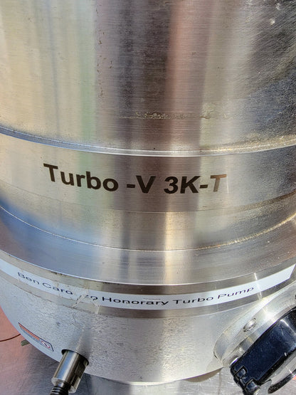 AGILENT VARIAN TURBO-V 3K-T TURBOMOLECULAR PUMP MODEL9698879 WATCHVIDEO FREESHIP