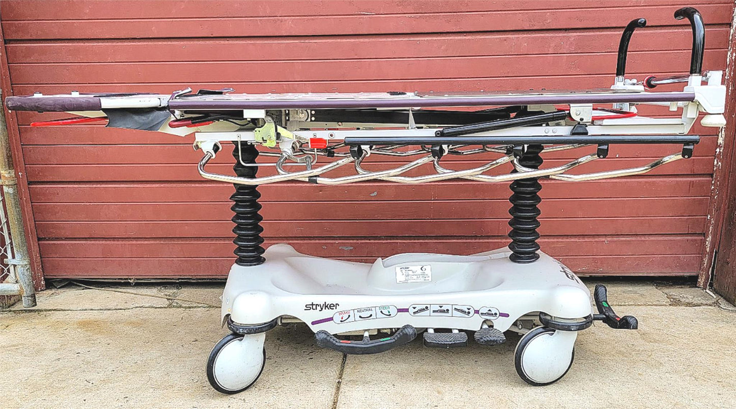 STRYKER GYNNIE OB/GYN HOSPITAL EMERGENCY TRANSPORT STRETCHER WARRANTY FREE SHIP