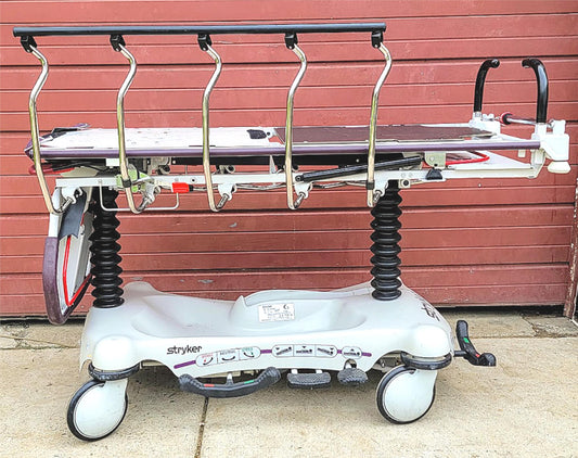 STRYKER GYNNIE OB/GYN HOSPITAL EMERGENCY TRANSPORT STRETCHER WARRANTY FREE SHIP