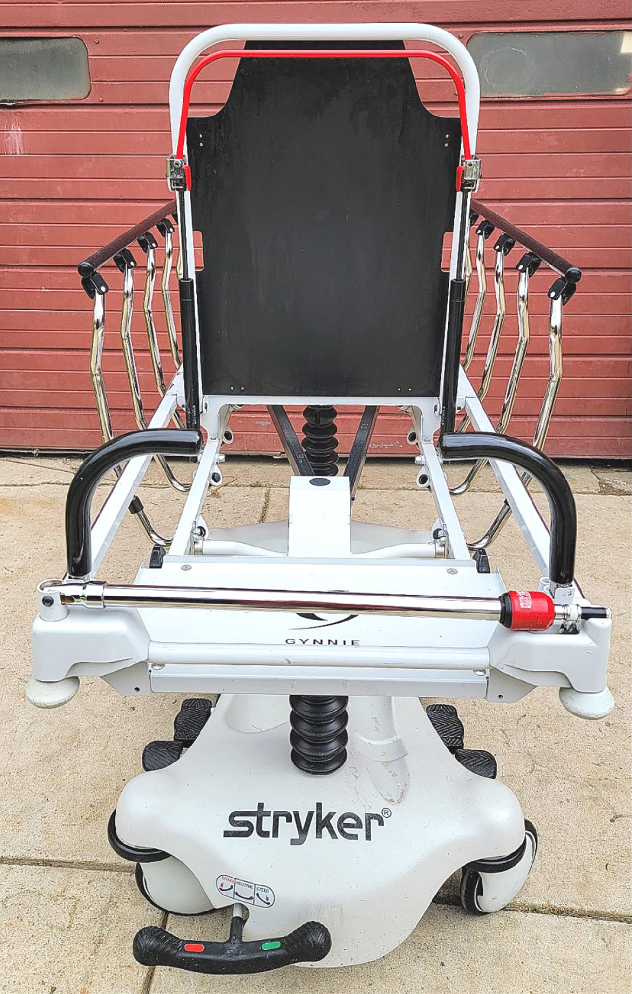 STRYKER GYNNIE OB/GYN HOSPITAL EMERGENCY TRANSPORT STRETCHER WARRANTY FREE SHIP