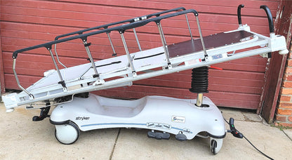 STRYKER 1550 POWER ELECTRIC HOSPITAL EMERGENCY STRETCHER  NO-MATTRESS WATCHVIDEO