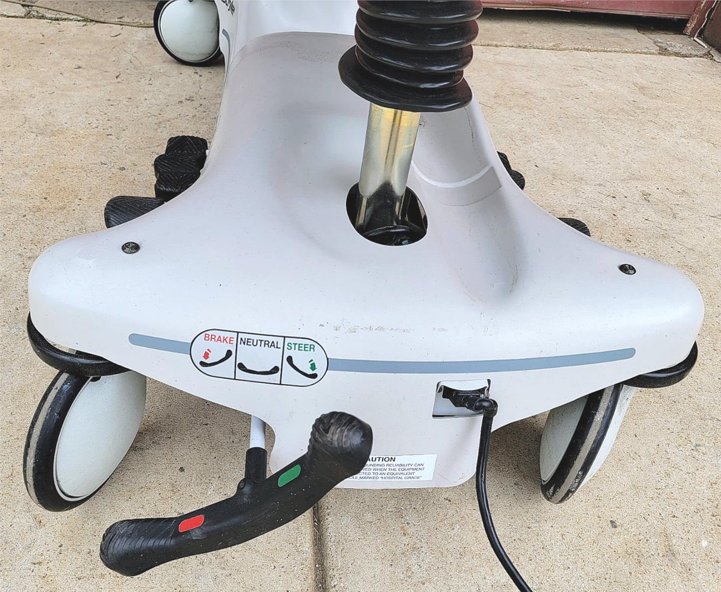 STRYKER 1550 POWER ELECTRIC HOSPITAL EMERGENCY STRETCHER  NO-MATTRESS WATCHVIDEO