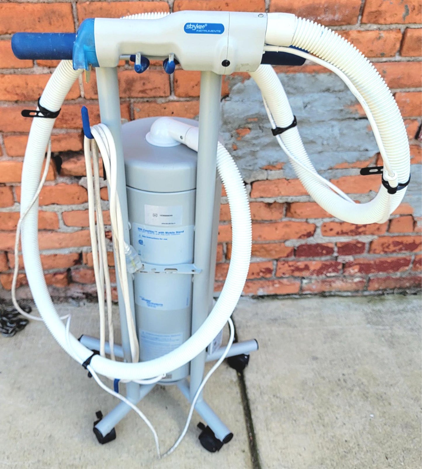 STRYKER 986 CASTVAC with MOBILE STAND CAST SAW VACUUM WATCH-VIDEO FREE-SHIPPING