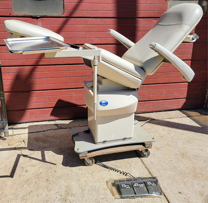 MTI 527-115 PODIATRY SURGICAL POWER EXAM CHAIR FOOT REMOTE WATCH VIDEO FREE SHIP
