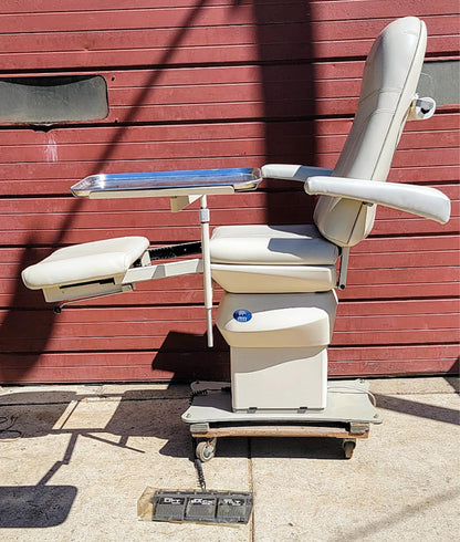 MTI 527-115 PODIATRY SURGICAL POWER EXAM CHAIR FOOT REMOTE WATCH VIDEO FREE SHIP