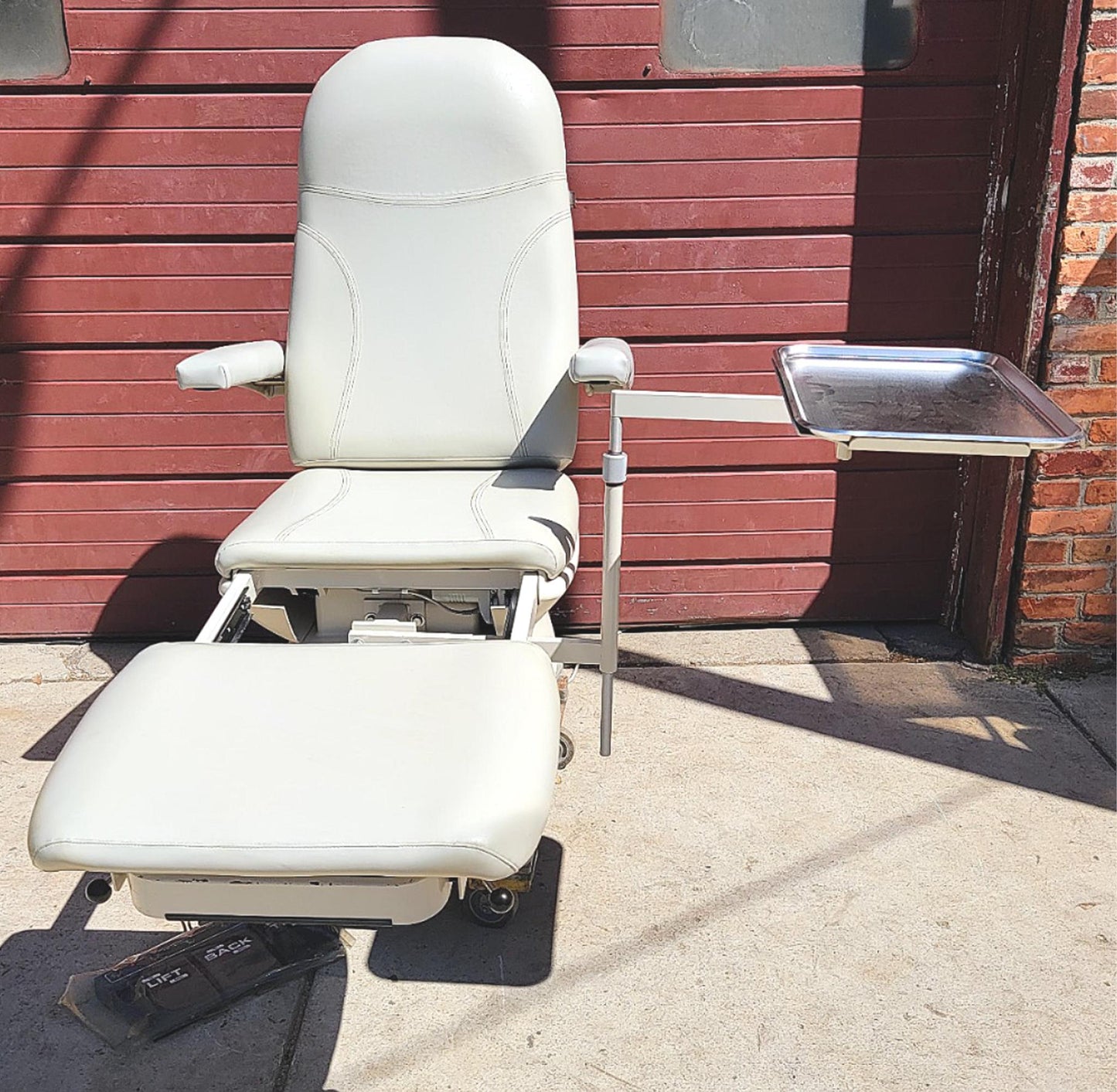 MTI 527-115 PODIATRY SURGICAL POWER EXAM CHAIR FOOT REMOTE WATCH VIDEO FREE SHIP