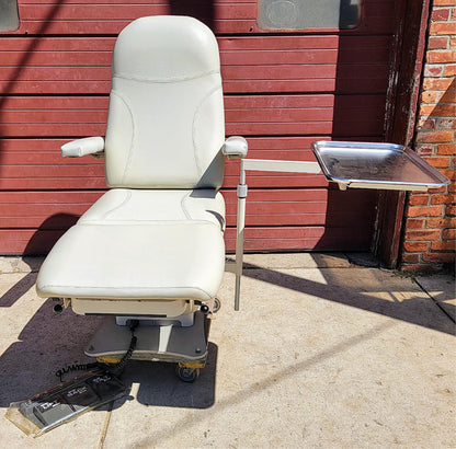 MTI 527-115 PODIATRY SURGICAL POWER EXAM CHAIR FOOT REMOTE WATCH VIDEO FREE SHIP