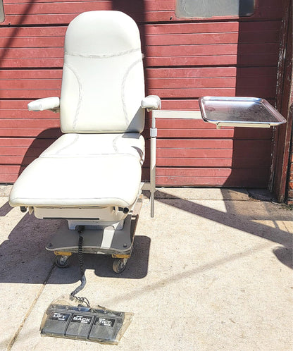 MTI 527-115 PODIATRY SURGICAL POWER EXAM CHAIR FOOT REMOTE WATCH VIDEO FREE SHIP