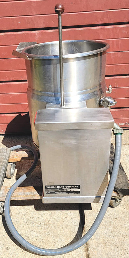 VULCAN-HART VEC-10 ELECTRIC 3-PHASE 10 GALLON KETTLE  with MANUAL FREE SHIP