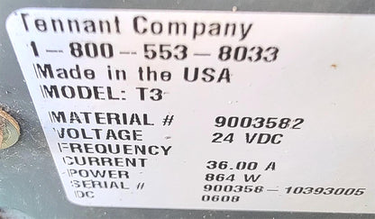 TENNANT T3 FAST 20"FLOOR WALK BEHIND BATTERY FLOOR SCRUBBER WATCH VIDEO FREESHIP