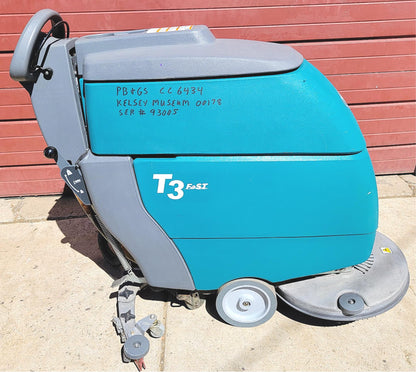 TENNANT T3 FAST 20"FLOOR WALK BEHIND BATTERY FLOOR SCRUBBER WATCH VIDEO FREESHIP