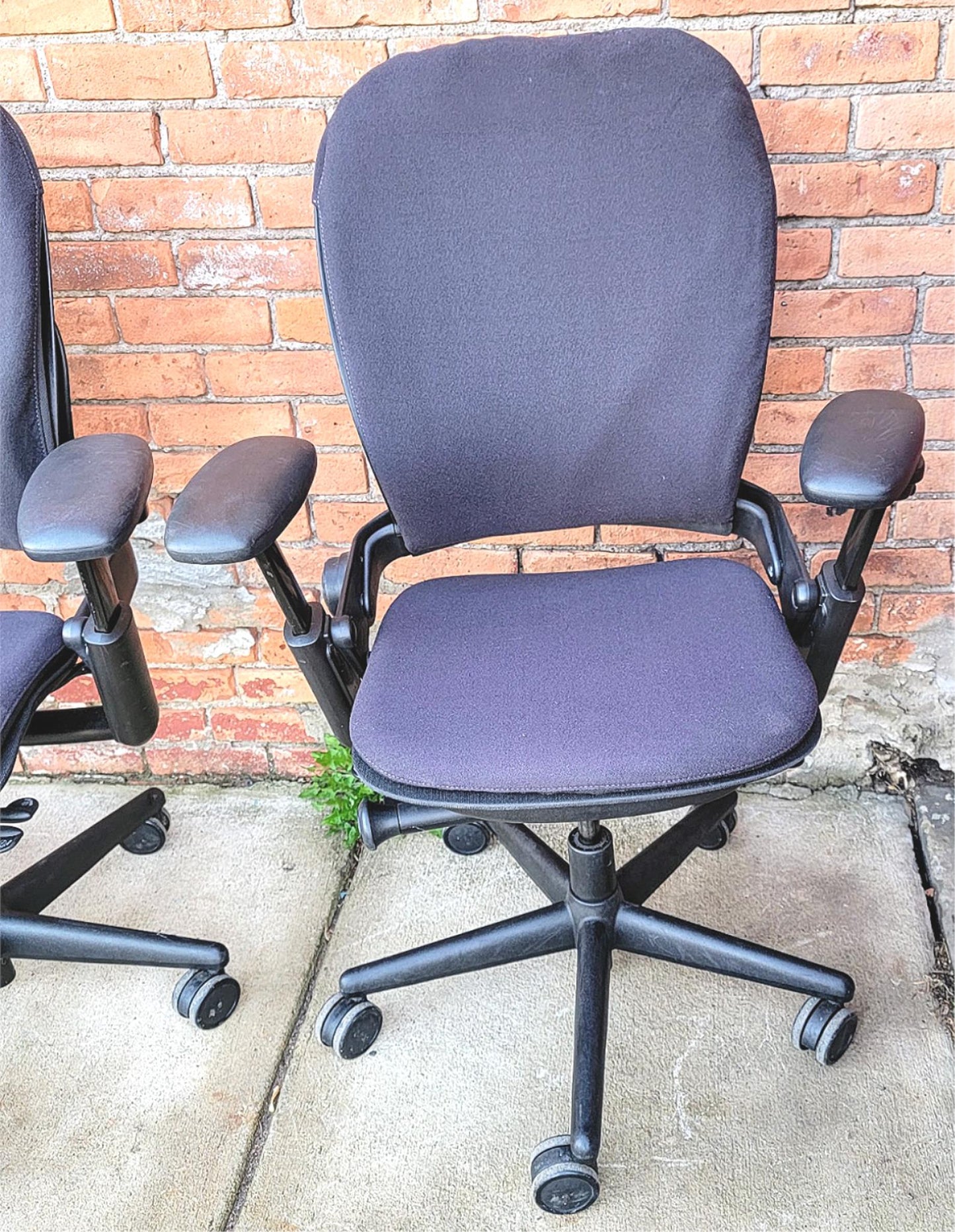 4 STEELCASE LEAP SWIVEL OFFICE ARMCHAIRs One-Standard & Three-PLUS SIZE FREESHIP