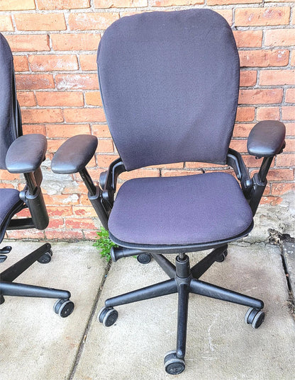 4 STEELCASE LEAP SWIVEL OFFICE ARMCHAIRs One-Standard & Three-PLUS SIZE FREESHIP