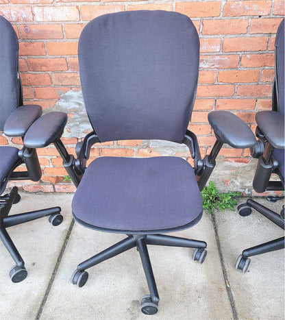 4 STEELCASE LEAP SWIVEL OFFICE ARMCHAIRs One-Standard & Three-PLUS SIZE FREESHIP