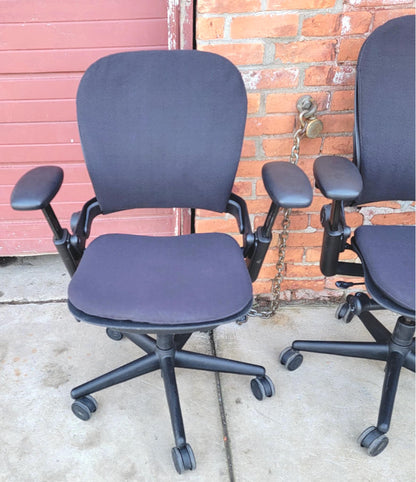 4 STEELCASE LEAP SWIVEL OFFICE ARMCHAIRs One-Standard & Three-PLUS SIZE FREESHIP