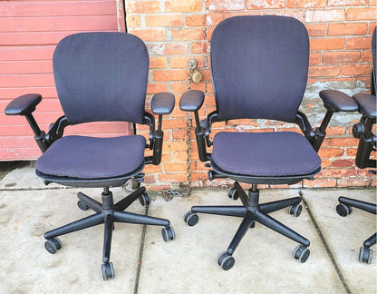 4 STEELCASE LEAP SWIVEL OFFICE ARMCHAIRs One-Standard & Three-PLUS SIZE FREESHIP
