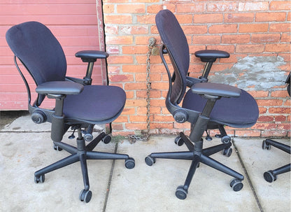 4 STEELCASE LEAP SWIVEL OFFICE ARMCHAIRs One-Standard & Three-PLUS SIZE FREESHIP