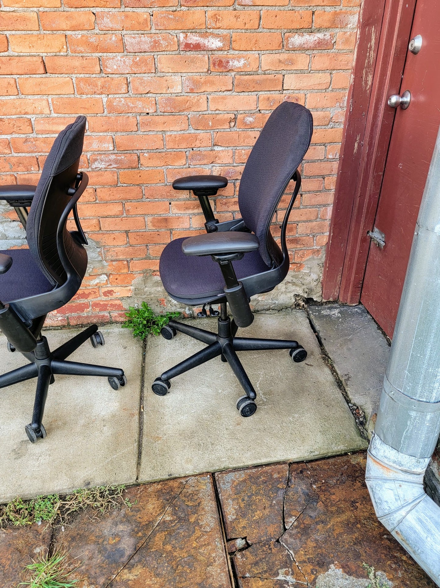 4 STEELCASE LEAP SWIVEL OFFICE ARMCHAIRs One-Standard & Three-PLUS SIZE FREESHIP