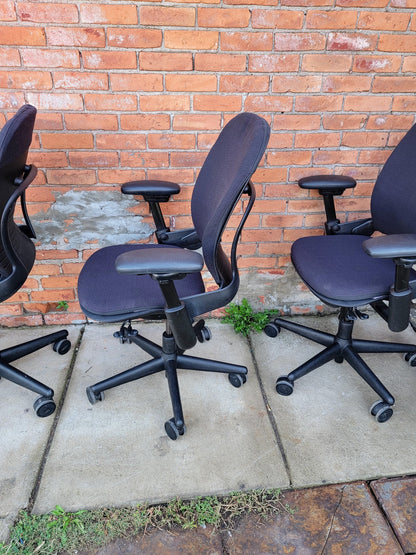 4 STEELCASE LEAP SWIVEL OFFICE ARMCHAIRs One-Standard & Three-PLUS SIZE FREESHIP