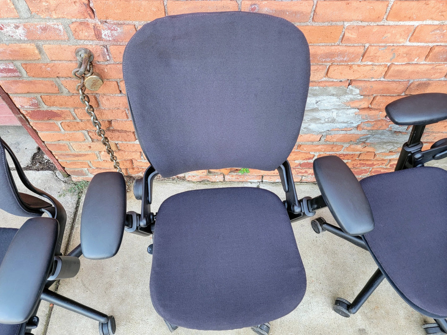 4 STEELCASE LEAP SWIVEL OFFICE ARMCHAIRs One-Standard & Three-PLUS SIZE FREESHIP