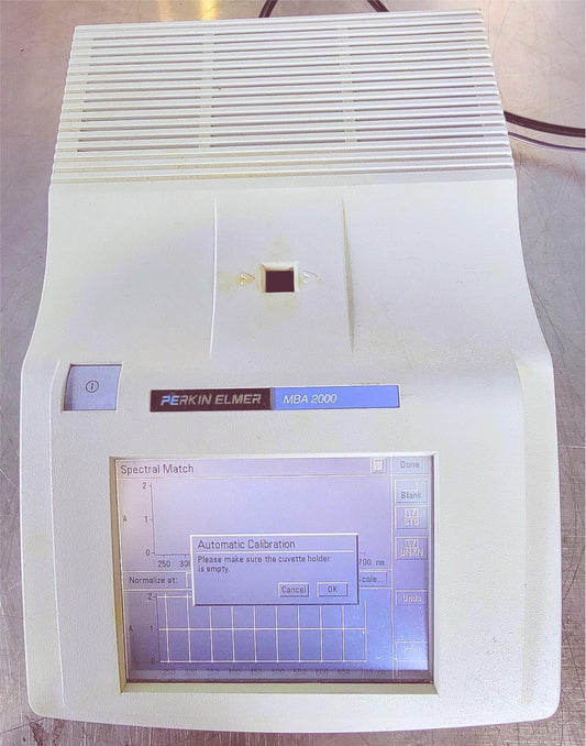 PERKIN ELMER MBA 2000 UV/VIS SPECTROPHOTOMETER WATCH VIDEO FREE SHIP