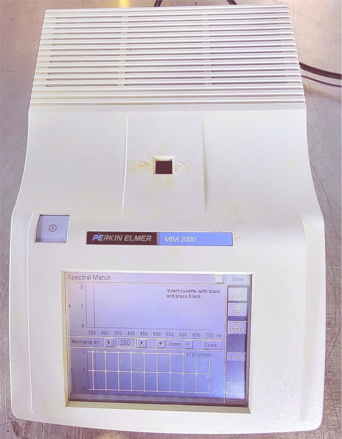 PERKIN ELMER MBA 2000 UV/VIS SPECTROPHOTOMETER WATCH VIDEO FREE SHIP