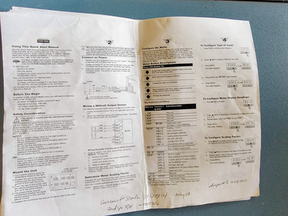 NEWPORT STRAIN LOAD CELL PANEL METER w/ MANUAL and DYNISCO PT130-7.5C *WARRANTY*