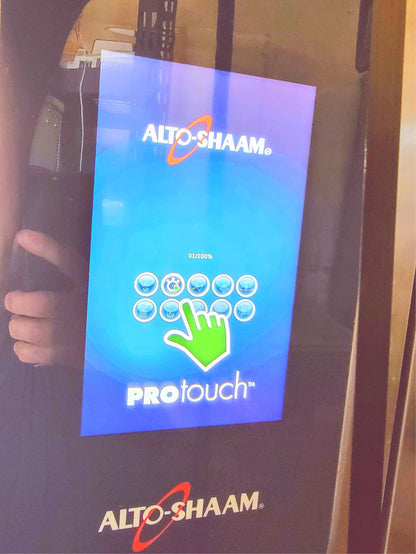 TWO STACK ALTO-SHAAM CTP7-20G COMBI NAT GAS BOILERLESS OVEN WATCH VIDEO