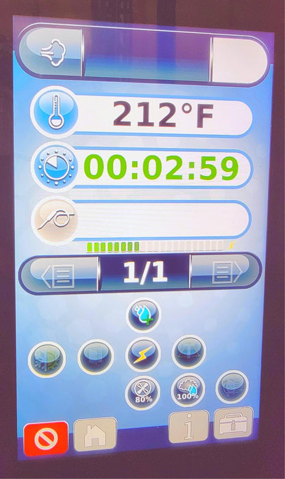 TWO STACK ALTO-SHAAM CTP7-20G COMBI NAT GAS BOILERLESS OVEN WATCH VIDEO