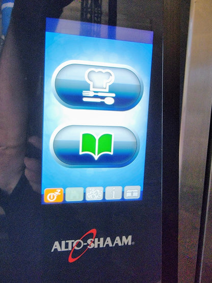 TWO STACK ALTO-SHAAM CTP7-20G COMBI NAT GAS BOILERLESS OVEN WATCH VIDEO